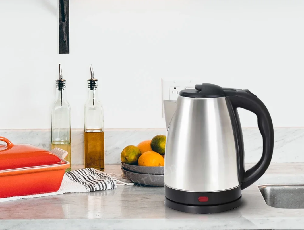 Elektrische Waterkoker 2.0L – RVS Kettle met Afneembare Basis en Snelle Verwarming