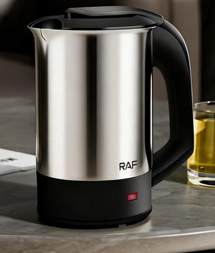 Mini Elektrische Waterkoker 0.5L – RVS Reis Kettle 1000W Compact en Draagbaar