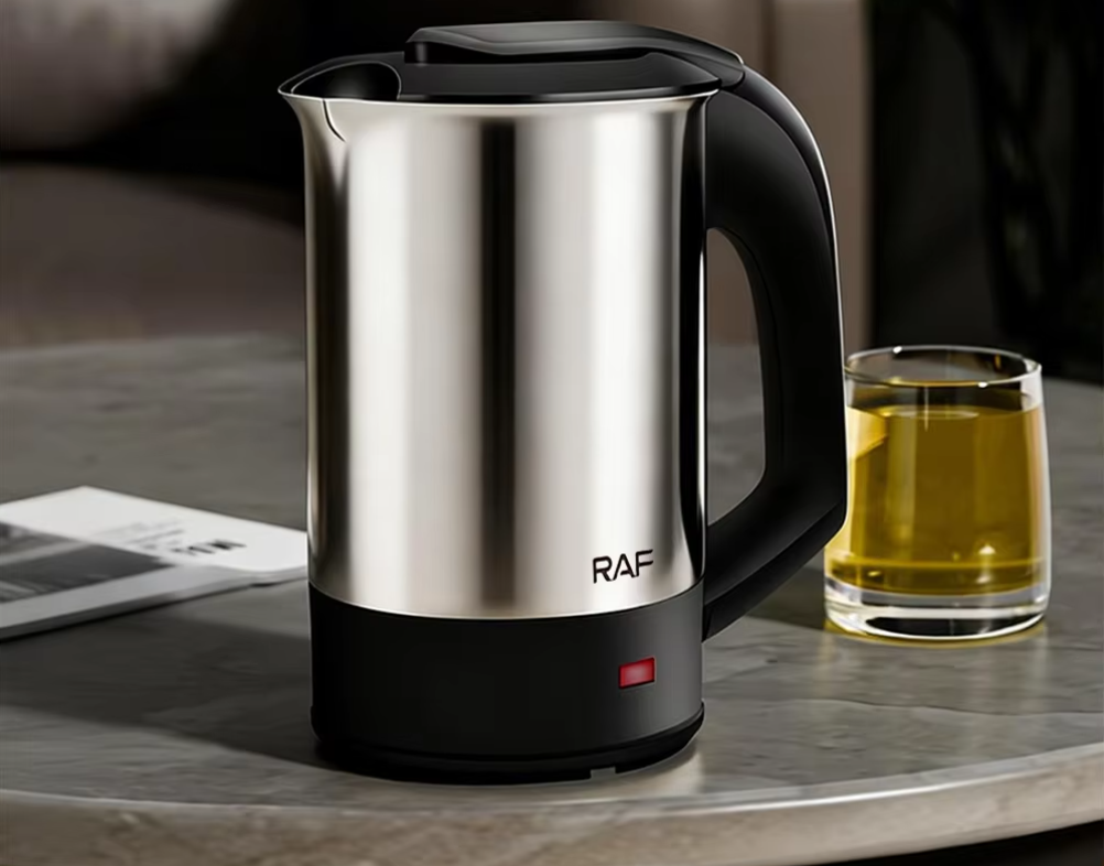 Mini Elektrische Waterkoker 0.5L – RVS Reis Kettle 1000W Compact en Draagbaar