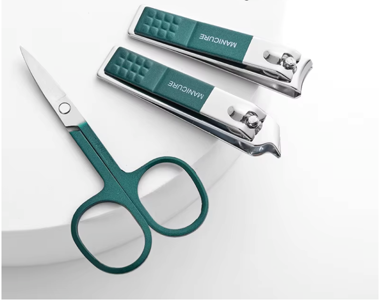 Nagelknipper Set 6-delig – RVS Manicure Pedicure Set met Etui