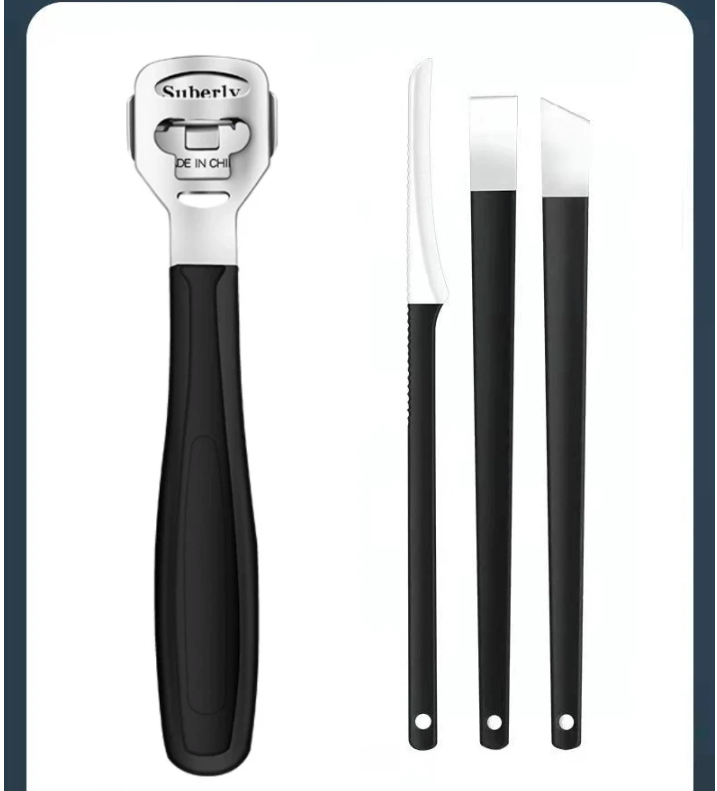 12-delige Manicure- en Pedicureset – Professionele Nagelverzorging met Precisie-instrumenten