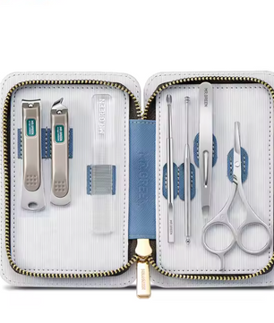 Professionele Manicure Set met Nagelknippers – Complete Nagelverzorging in Luxe Opbergcase
