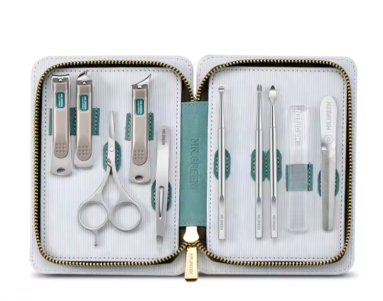 Professionele Manicure Set met Nagelknippers – Complete Nagelverzorging in Luxe Opbergcase