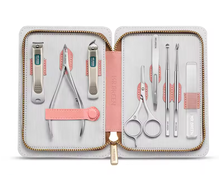 Professionele Manicure Set met Nagelknippers – Complete Nagelverzorging in Luxe Opbergcase