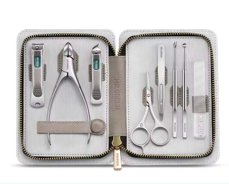 Professionele Manicure Set met Nagelknippers – Complete Nagelverzorging in Luxe Opbergcase