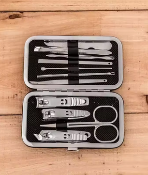 11-delige Manicure Set – Nageltools met Nagelvijl en Schaar, Complete Verzorgingskit