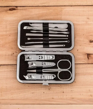 11-delige Manicure Set – Nageltools met Nagelvijl en Schaar, Complete Verzorgingskit