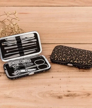 11-delige Manicure Set – Nageltools met Nagelvijl en Schaar, Complete Verzorgingskit