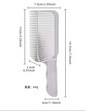 Professionele Kapper Kam – Fade en Blending Kam voor Heren, Hittebestendig Styling Tool