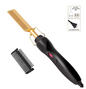 2-in-1 Stijlkam – Elektrische Hot Comb voor Haar en Baard met Instelbare Temperatuur