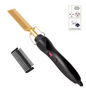 2-in-1 Stijlkam – Elektrische Hot Comb voor Haar en Baard met Instelbare Temperatuur