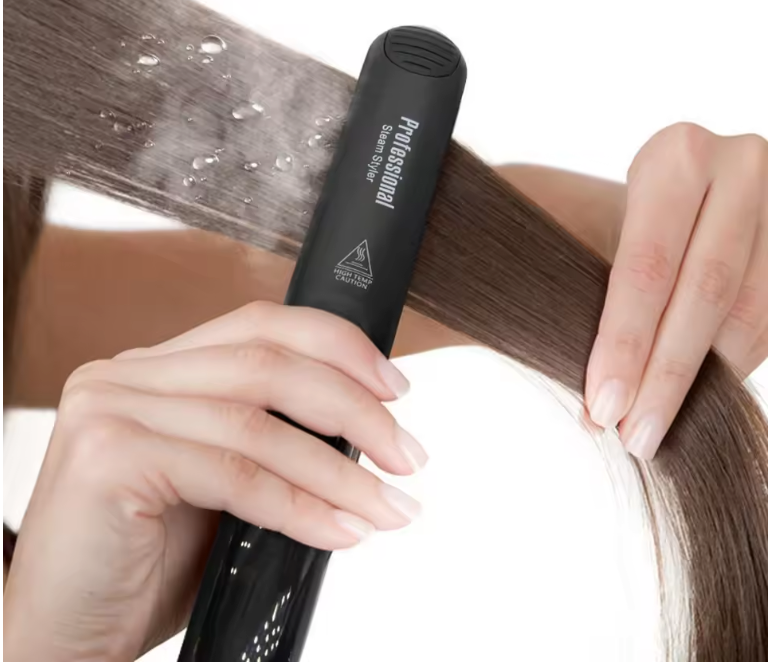 Stoom Stijltang – Keramische 2-in-1 Hair Straightener en Krultang met Snelle Opwarming