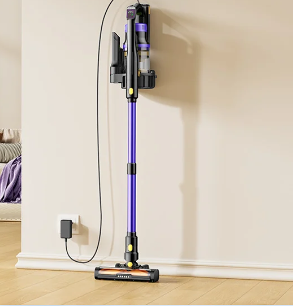 Draadloze Steelstofzuiger – Krachtige 550W Zuigkracht, 60 Min Accuduur en HEPA Filters