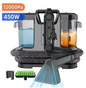 Vlekkenreiniger 750W – Handheld Tapijt- en Bankreiniger met Spray en Zuigfunctie