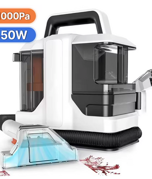 Vlekkenreiniger 750W – Handheld Tapijt- en Bankreiniger met Spray en Zuigfunctie