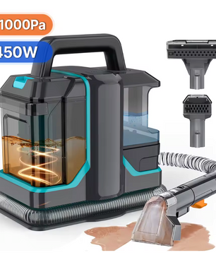 Vlekkenreiniger 750W – Handheld Tapijt- en Bankreiniger met Spray en Zuigfunctie
