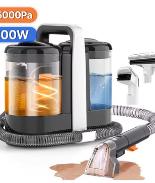 Vlekkenreiniger 750W – Handheld Tapijt- en Bankreiniger met Spray en Zuigfunctie