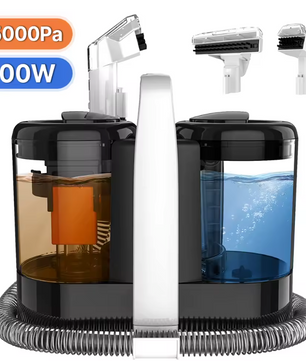 Vlekkenreiniger 750W – Handheld Tapijt- en Bankreiniger met Spray en Zuigfunctie