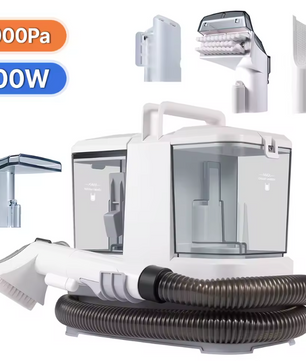 Vlekkenreiniger 750W – Handheld Tapijt- en Bankreiniger met Spray en Zuigfunctie