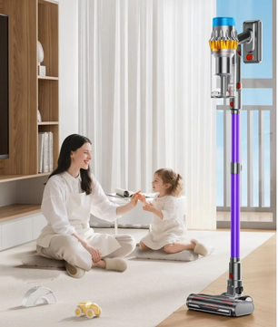 Draadloze Steelstofzuiger – 650W Krachtige 65KPa Zuigkracht met 70 Min Accuduur
