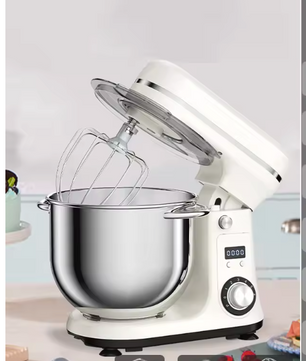 Keukenmachine 6L – 1200W Stand Mixer met 6 Snelheden en RVS Mengkom