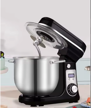 Keukenmachine 6L – 1200W Stand Mixer met 6 Snelheden en RVS Mengkom
