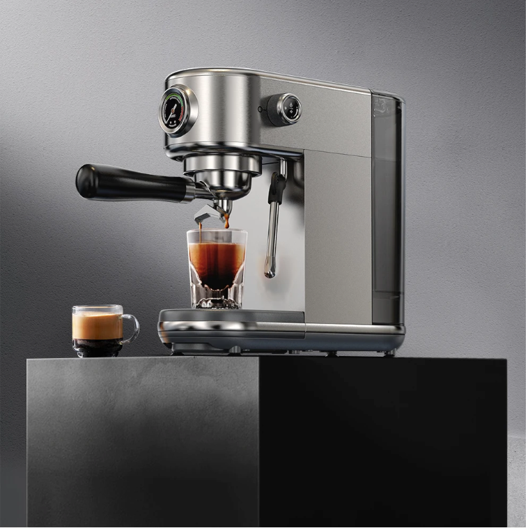 Espresso Machine 20 Bar – Halfautomatische Koffiemachine met Temperatuurregeling en Compact Design