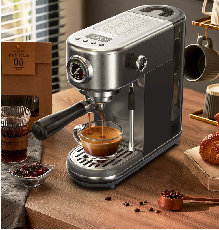 Espresso Machine 20 Bar – Halfautomatische Koffiemachine met Temperatuurregeling en Compact Design