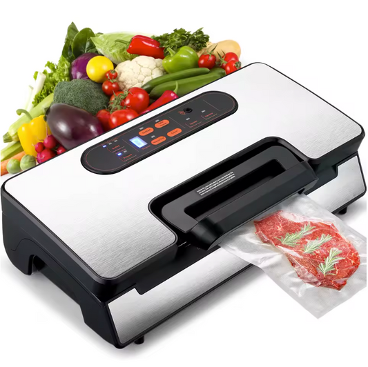 Vacuümmachine 90KPa – Voedsel Sealer met 10 Vacuümzakken voor Keuken