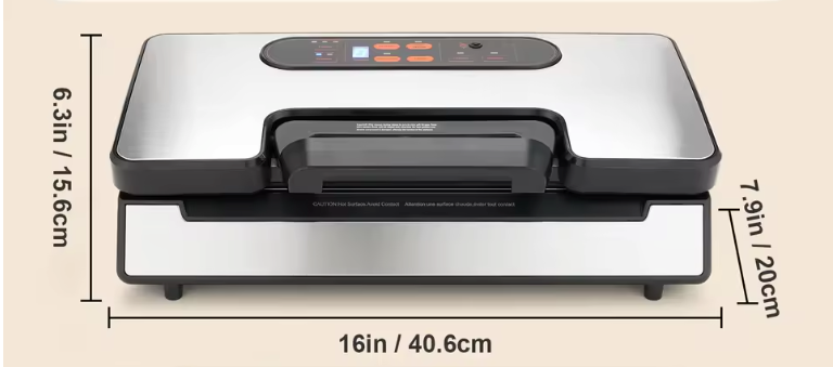 Vacuümmachine 90KPa – Voedsel Sealer met 10 Vacuümzakken voor Keuken