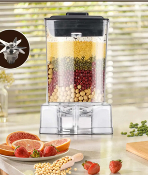 Blender 2.5L – 6000W Krachtige Smoothie Maker en Mixer voor IJs, Fruit en Noten