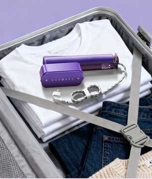 2-in-1 Mini Handstomer – Draagbare Kledingstomer met 3 Standen