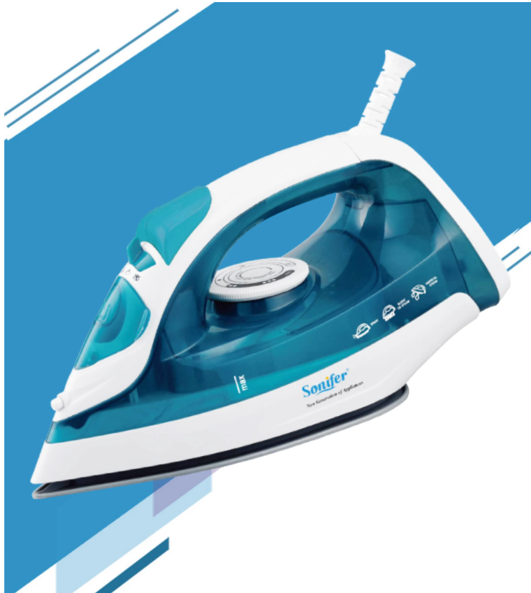 Mini Stoomstrijkijzer 1600W – Draagbaar met Keramische Zool