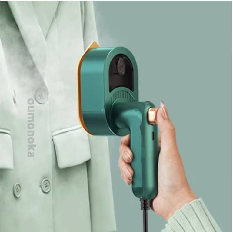 2-in-1 Mini Handstomer – Draagbare Kledingstomer en Strijkijzer