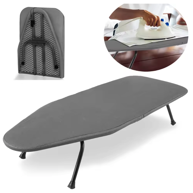 Tafel Strijkplank – Opvouwbaar Compact Model met Hittebestendige Bekleding
