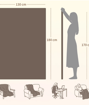 Elektrische Deken 180×130 cm – 10 Warmtestanden met Timer en LED Display