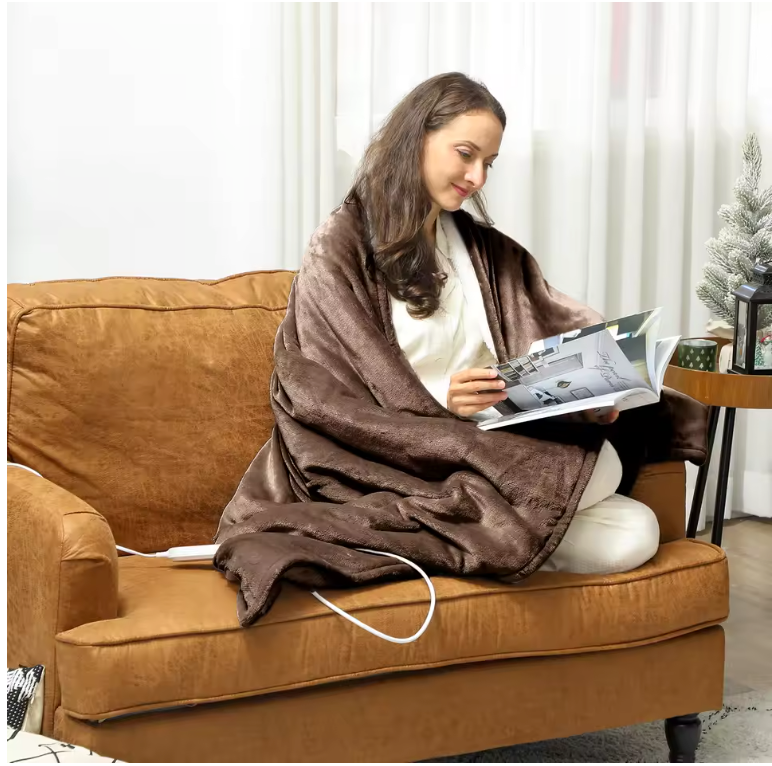 Elektrische Deken 180×130 cm – 10 Warmtestanden met Timer en LED Display