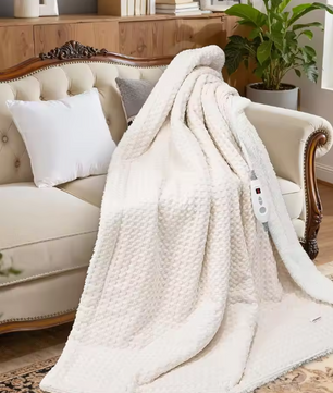 Elektrische Deken 180×130 cm – 6 Warmtestanden met Timer en Wasbaar