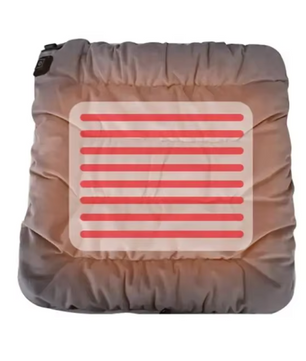Elektrisch Verwarmd Zitkussen 45×45 cm – USB met 3 Standen