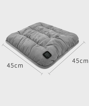 Elektrisch Verwarmd Zitkussen 45×45 cm – USB met 3 Standen