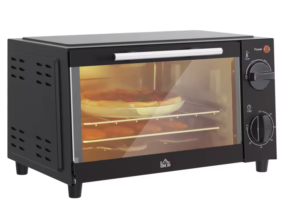 Mini Oven 9L – Compacte Elektrische Oven met Timer en Temperatuurregeling