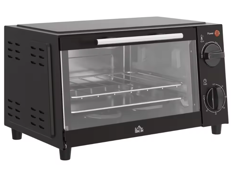 Mini Oven 9L – Compacte Elektrische Oven met Timer en Temperatuurregeling