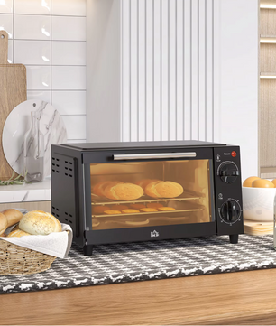 Mini Oven 9L – Compacte Elektrische Oven met Timer en Temperatuurregeling