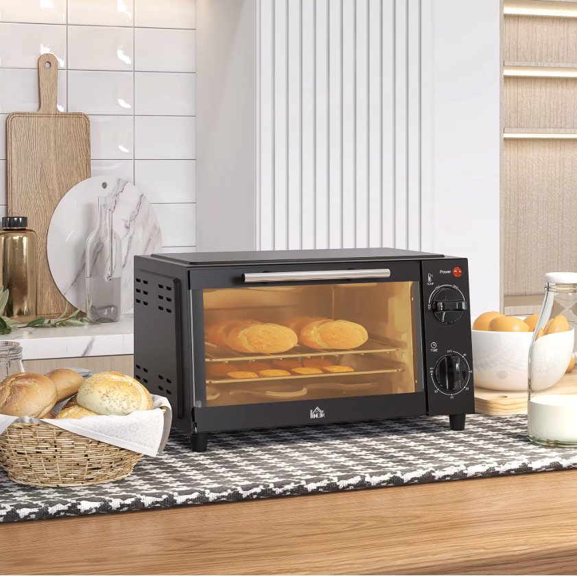 Mini Oven 9L – Compacte Elektrische Oven met Timer en Temperatuurregeling