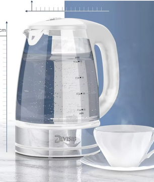 Elektrische Glazen Waterkoker met Temperatuurregeling en Warmhoudfunctie – 2200W Snelkoker, 2.0L Capaciteit