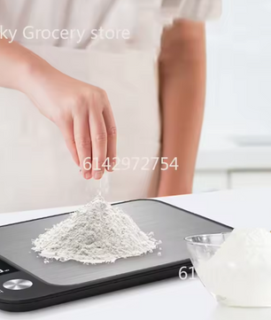 Digitale Keukenweegschaal RVS – 15kg Capaciteit, 1g Nauwkeurig