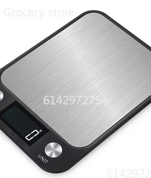 Digitale Keukenweegschaal RVS – 15kg Capaciteit, 1g Nauwkeurig