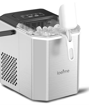 IJsblokjesmachine 12kg/24u – Compacte RVS IJs Maker met Zelfreiniging