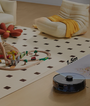 Robotstofzuiger met Dweilfunctie – LiDAR Navigatie, 5500Pa en App Bediening