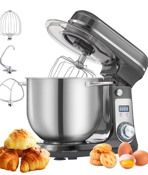 Keukenmachine 6L – 1200W Stand Mixer met 6 Snelheden